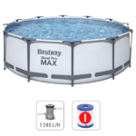 Bestway Бассейн STEEL PRO MAX 366х76 см, 6473 Л, метал. каркас