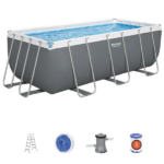 Bestway Piscină Power Steel 412x201x122cm, 8124L, carcas metal - imagine 3