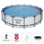 Bestway Бассейн STEEL PRO MAX 457х107 см, 14970 Л, метал. каркас