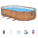 Bestway Бассейн Power Steel Oval 610х366х122 см, 20241Л, метал каркас — изображение 3