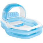 INTEX Piscină gonflabilă pentru familie cu baldachin 229x191x135 cm, 530 L, 3+