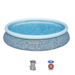 Bestway Надувной бассейн Fast Set с фильтрующим насосом, 396х84 см, 7340 Л — изображение 3