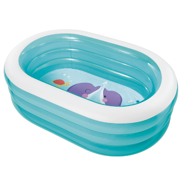 INTEX Piscină gonflabilă pentru copii "Prietenii mării" 163x107x46 cm, 238 L, 3+