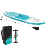 INTEX Доска для сап сёрфинга – SUP-доска "Aqua Quest 240" 244x76x13 см, насос, весло, сумка, 8+, до 90 кг