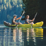 INTEX Caiac gonflabil “Explorer K2” cu vâsle și pompă, 312x91x51 cm, până la 180 kg - Image 2