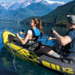 INTEX Надувной каяк "Explorer K2" с веслами и насосом, 312x91x51 см, до 180 кг — изображение 11