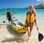 INTEX Caiac gonflabil “Explorer K2” cu vâsle și pompă, 312x91x51 cm, până la 180 kg - Image 13