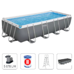 Bestway Piscină Power Steel 549x274x122cm, 14812L, carcas metal (pompă filtru pe cartuș)