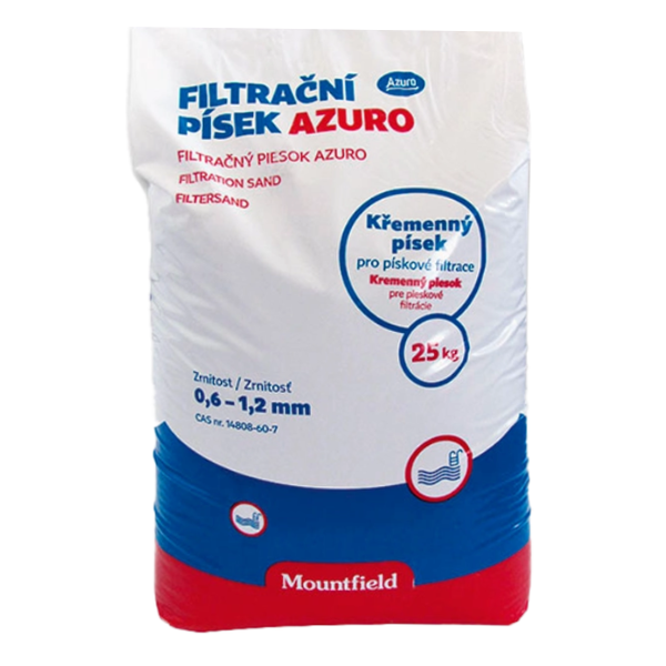 Nisip de cuarț cu fracția de 0,6-1,2 mm, sac 25 kg