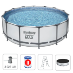 Bestway Piscină STEEL PRO MAX 427х122 cm, 15232 L, cadru metalic