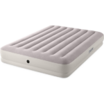 INTEX Надувной матрас “Velur Prestige” 152x203X30 см с портативным USB-насосом 5V, до 272 кг