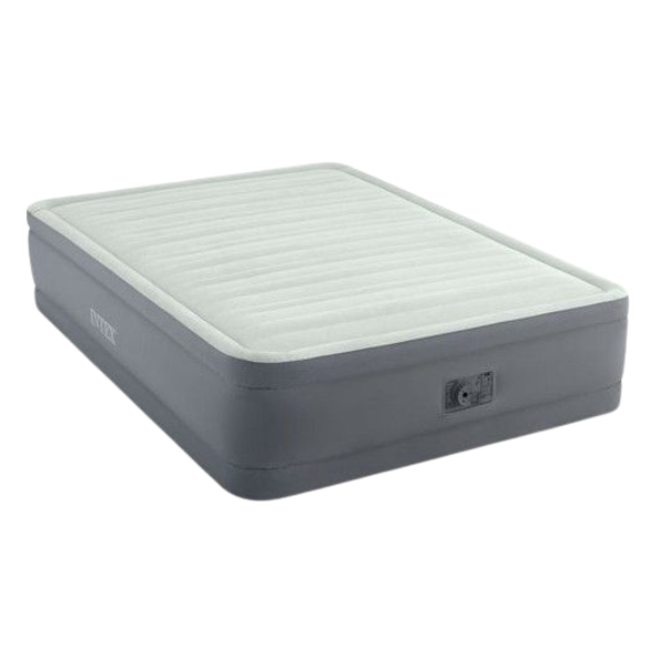 INTEX Pat gonflabil “Velur Premaire I” 152х203х46 cm cu pompă încorporată 220V, până la 272 kg