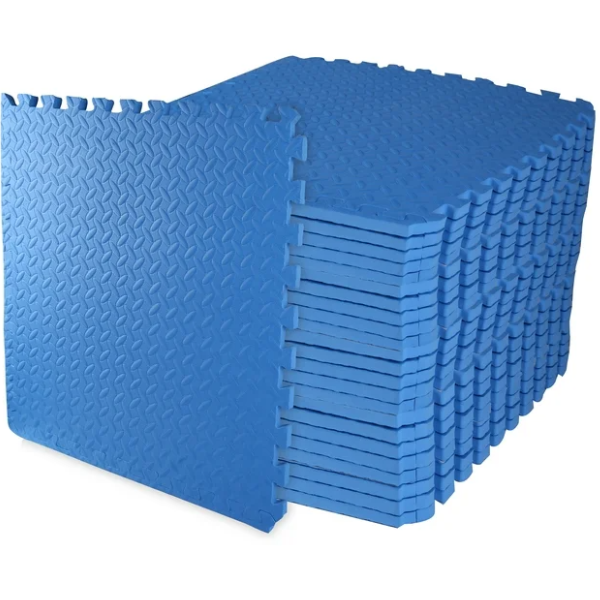 Asternut de protectie moale, puzzle mat, 104 x 2 x 104 cm