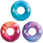 INTEX Cerc gonflabil "Valul" D 114 cm cu mânere, până la 100kg, 9+, 3 culori