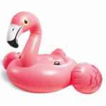 INTEX Pluta gonflabila FLAMINGO cu minere 203x196x124cm