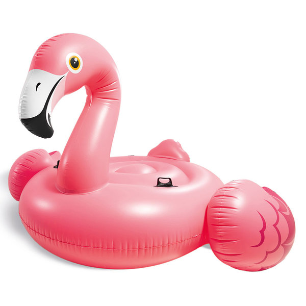 INTEX Pluta gonflabila FLAMINGO cu minere 203x196x124cm INTEX Pluta gonflabila FLAMINGO cu minere 203x196x124cm - imagine 1