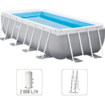 INTEX Piscină PRISM FRAME RECTANGULAR 400x200x122cm, 8418L, cadru metalic