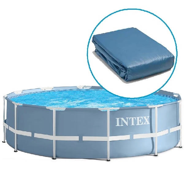 INTEX Pereți piscină cu cadru rotund, metalic Metal Frame Pool 457×122 cm INTEX Pereți piscină cu cadru rotund, metalic Metal Frame Pool 457x122 cm - imagine 1