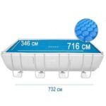 INTEX Husa SOLAR p/u piscine 732x366cm