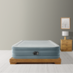 INTEX Надувная кровать "Velur Queen Premium Comfort" 152х203х46 см, встр.нас. 220В, до 272 кг — изображение 6