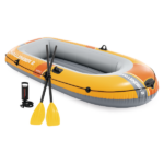 INTEX Barca gonflabilă “Challenger 2” cu vâsle și pompă, 236x114x41 cm, până la 200 kg