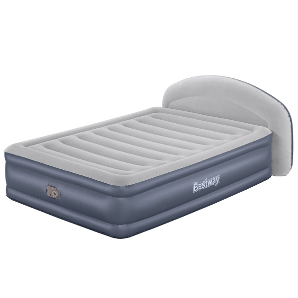 1 Bestway Saltea gonflbilă cu pompa electrică 220 V încorporată și tăblie, 229х152х84 cm - Image 1