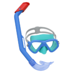 Bestway Набор для плавания (маска, трубка), 2 цвета — изображение 2