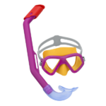 Bestway Набор для плавания (маска, трубка), 2 цвета — изображение 3