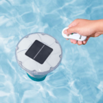 Bestway Плавающий светодиодный диспенсер для таблеток на солнечной батарее SolarGlow, 7,6 см — изображение 6