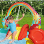 Bestway Centrul de joc gonflabil "Disney Sirena", 221x193x140 cm, 2+ - imagine 6