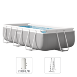 INTEX Piscină PRISM FRAME RECTANGULAR 300x175x80cm, 3539L, cadru metalic, cu pompă de filtrare