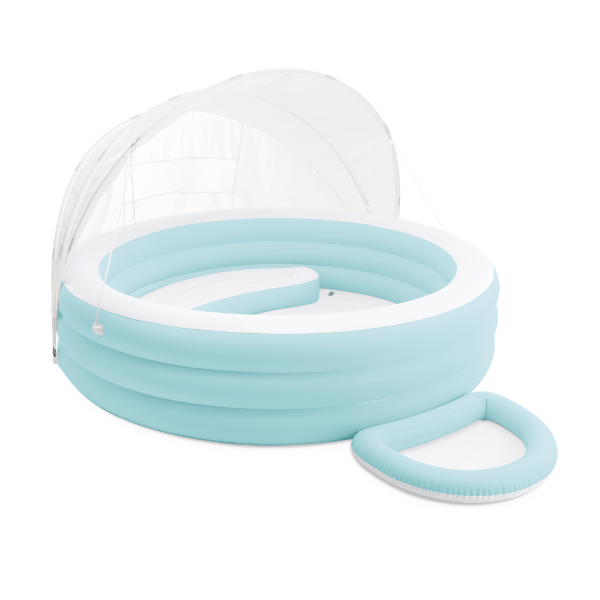 1 INTEX Piscină gonflabilă Swim Center™ Canopy Lounge cu acoperiș, 277x221x137 cm, 830L, 3+ - imagine 1