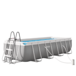 INTEX Бассейн PRISM FRAME RECTANGULAR 400x200x122cm, 8418Л, металлический каркас, с фильтрующим насосом — изображение 7