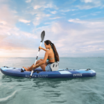 INTEX Надувной каяк "Dakota Quest" с веслами, насосом и сумкой, 320x89x20 см, до 160 кг — изображение 12