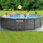 INTEX Бассейн GREYWOOD PRISM FRAME PREMIUM 457×122см, 16805Л, металлический каркас, с фильтрующим насосом — изображение 2