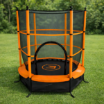 Батут Ø 140 см с металлическим каркасом и защитной сеткой — изображение 2