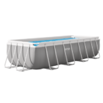 INTEX Бассейн PRISM FRAME RECTANGULAR 400x200x122cm, 8418Л, металлический каркас, с фильтрующим насосом — изображение 6
