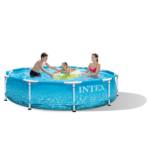 INTEX Бассейн BEACHSIDE METAL FRAME 305x76cm, 4485Л, металлический каркас — изображение 3