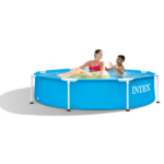 INTEX Бассейн METAL FRAME 244x51cm, 1828Л, металлический каркас — изображение 4