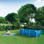 INTEX Бассейн RECTANGULAR FRAME 300x200x75cm, 3834Л, металлический каркас — изображение 3