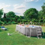 INTEX Бассейн PRISM FRAME OVAL 503х274×122см, 13365Л, металлический каркас, с фильтрующим насосом — изображение 2