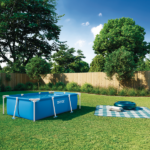 INTEX Бассейн RECTANGULAR FRAME 260x160x65cm, 2282Л, металлический каркас — изображение 3