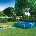 INTEX Бассейн RECTANGULAR FRAME 260x160x65cm, 2282Л, металлический каркас — изображение 4