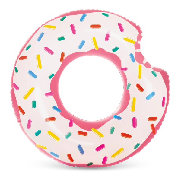 56265 INTEX Надувной круг “Пончик” Д 107 см, до 80кг, 9+ — изображение 1