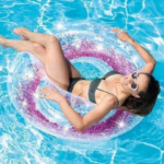 INTEX Надувной круг “Сверкающие блестки” 107х27 см, до 100кг, 9+ — изображение 2