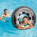 INTEX Надувной круг “Шина” Д 114 см с ручками, до 100кг, 9+ — изображение 2