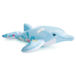 INTEX Надувной матрас-плот “Дельфин” с ручками, 175х66 см, до 40 кг, 3+