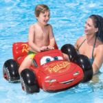 INTEX Plută-saltea gonflabilă “Cars” cu mâner, 109х84 cm, 3+ - imagine 2