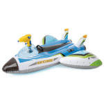 INTEX Plută-saltea gonflabilă “Avion cu pistol de apă” cu mâner, 117х117 cm, până la 40 kg, 3+, 2 culori - imagine 2