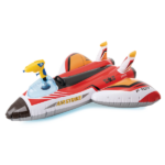 INTEX Plută-saltea gonflabilă “Avion cu pistol de apă” cu mâner, 117х117 cm, până la 40 kg, 3+, 2 culori - imagine 3